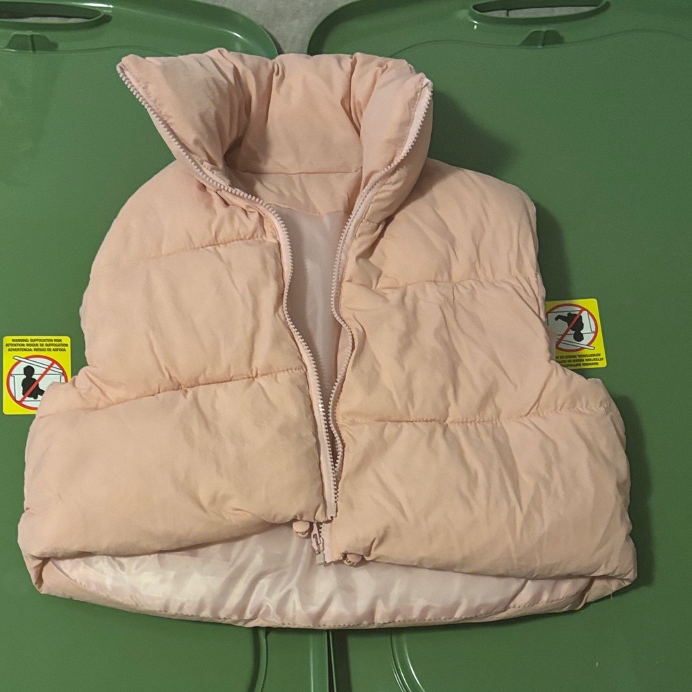 Pink Puffer Vest